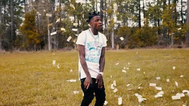 Mitchell & Ness 1983 North Carolina #23 Jordan Jersey worn by Quando Rondo in Quando Rondo - Luh Wodie [Official Music Video]