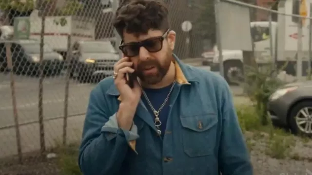 Good Art Hlywd Gourmette Chain Necklace porté par Harry Keshegian (Adam Goldberg) comme on le voit dans The Equalizer (S05E01)
