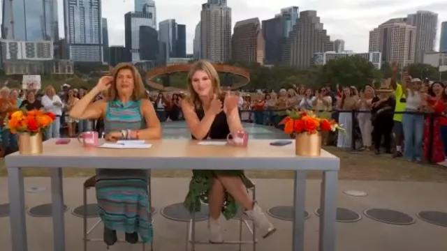 Jeffrey Campbell Dagget Western Boots worn by Hoda Kotb as seen in Today with Hoda & Jenna on October 24, 2024