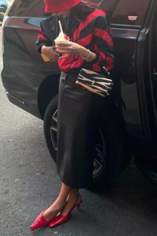 Alfie The Valletta Skirt worn by Dua Lipa on her Instagram Post on October 10, 2024
