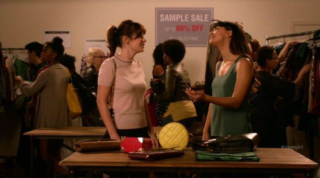 Jessica Day (Zooey Deschanel) Marc By Marc Jacobs Yellow Bag in New Girl