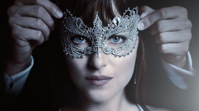 The mask of Anastasia Steele in Fifty Shades Darker