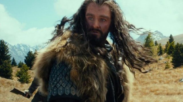 The costume of Thorin Écu-de-Chêne (Richard Armitage) in The Hobbit