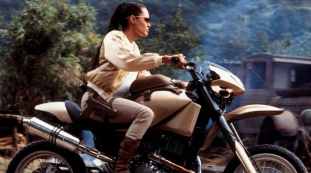 Angelina Jolie' Suzuki DR 650 in Lara Croft Tomb Raider: The Cradle of Life