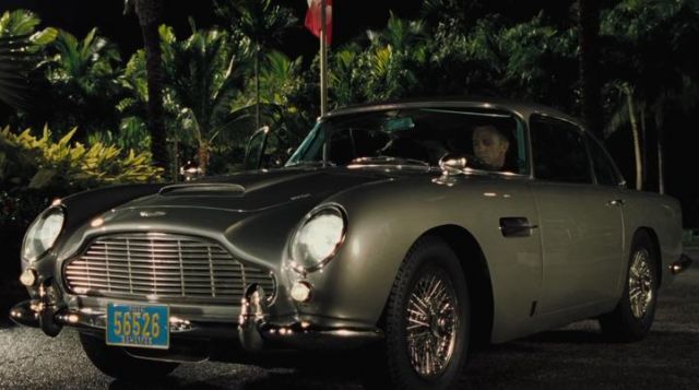 The Aston Martin DB5 of Daniel Craig in Casino Royale