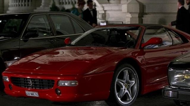 Red Ferrari F355 GTS driven by Xenia Onatopp (Famke Janssen) as seen in ...