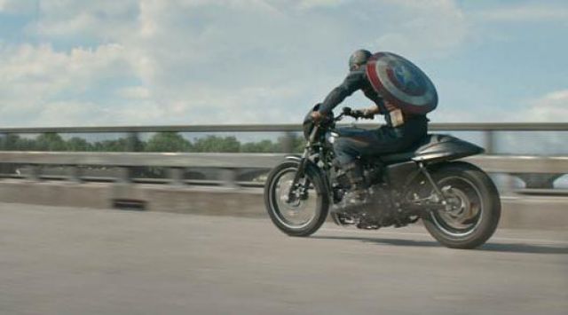 The Harley Davidson in Chris Evans in Captain America The Winter Soldier Spotern