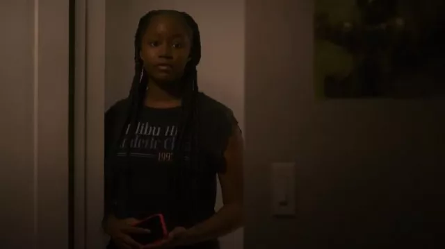 Wild Fable Malibu Hills Tee worn by Naima Stewart (Aderinsola Olabode) as seen in Reasonable Doubt (S02E09)