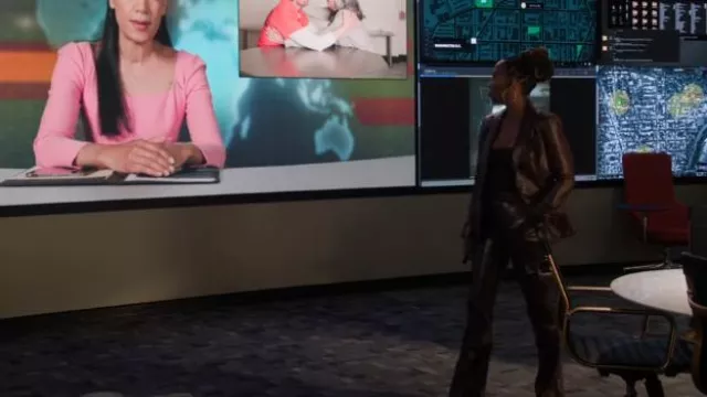 Cinq a Sept Norah Pants worn by Gabi Mosely (Shanola Hampton) as seen in Found (S02E03)