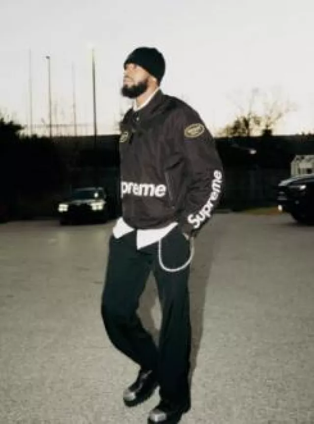 Chrome Hearts Black Plus Cross Patch Beanie worn by Rashod Bateman on the Instagram account @ravens