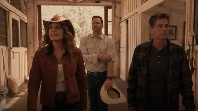 ATM Anthony Thomas Melillo Slub Jersey V-Neck Tee worn by Sara Ortiz (Michelle C. Bonilla) as seen in 9-1-1: Lone Star (S05E06)
