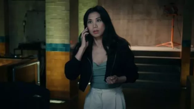 Miaou Imogene Corset worn by Melody 'Mel' Bayani (Liza Lapira) as seen in The Equalizer (S05E04)