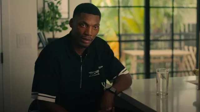 Asics Onitsuka Tiger Ss Top worn by Fred Kerley as seen in SPRINT (S02E01)