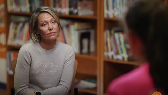 J. Crew Cashmere Crewneck Sweater worn by Dylan Dreyer as seen in Today on November 18, 2024