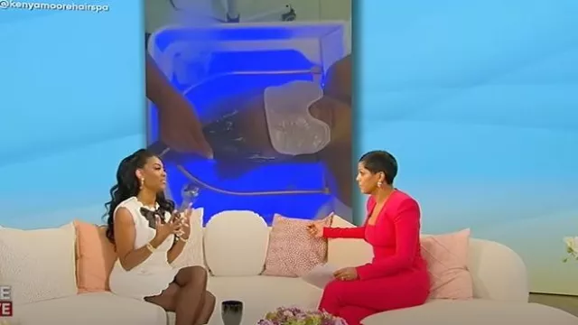 Chanel 2020 Mini Dress worn by Kenya Moore as seen in Tamron Hall Show on November 14, 2024