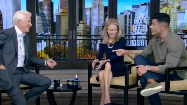Roland Mouret Rayner Dress worn by Kelly Ripa as seen in LIVE with Kelly and Mark on November 21, 2024