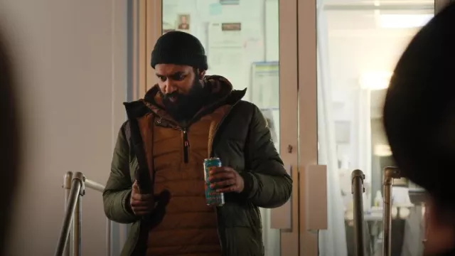 Passenger Crest Recycled Insulated Jacket worn by Daniel (Himesh Patel) as seen in The Franchise (S01E06)