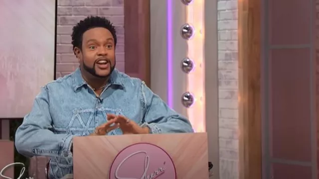 Fashion Nova Interstellar Relaxed Long Sleeve Shirt worn by Jawn Murray as seen in Sherri on November 21, 2024