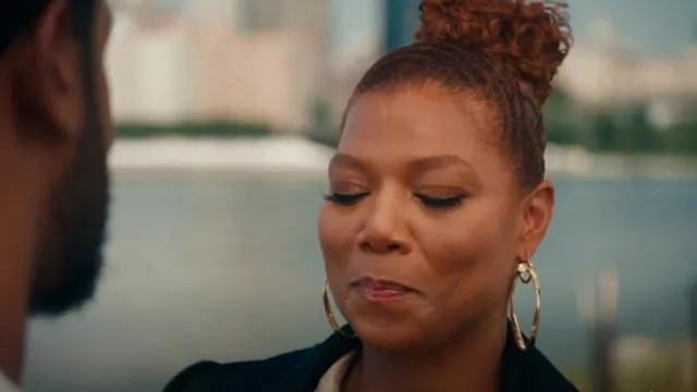 Simone I. Smith A Lil Twist Hoops worn by Robyn McCall (Queen Latifah) as seen in The Equalizer (S05E05)