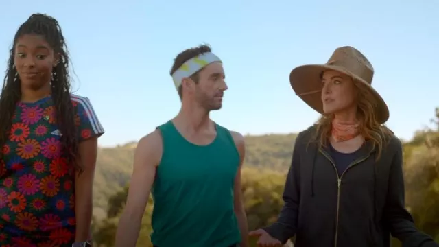 Aviator Nation Locals Only Hoodie worn by Liz (Christa Miller) as seen in Shrinking (S02E02)