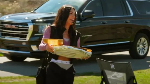 Alo Yoga Icon Ribbed Boyshort usado por Meili Workman como se ve en The Real Housewives of Salt Lake City (T05E11)