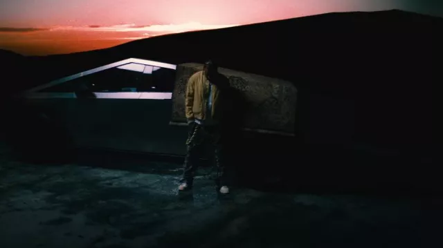 Marni Beige & Olive Green Split Bomber Jacket worn by French Montana in French Montana - One More Chance - From 'For Khadija' Soundtrack (Music Video)