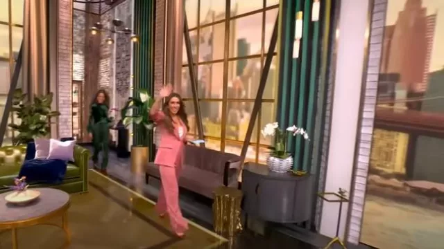 Horsebit GG Debossed Leather Loafer Pumps worn by Sunny Hostin as seen in The View on December 3, 2024