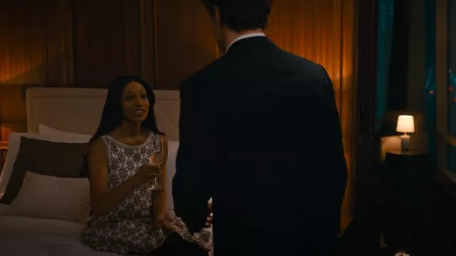 Alaia Printed Mini Dress worn by Annie Grover (Savannah Lee Smith) as seen in Cruel Intentions (S01E05)
