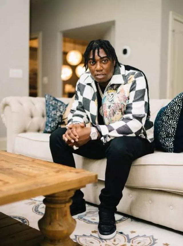 Amiri x Wes Lang Checkered Sacrifices Jacket worn by Fredo Bang on the Instagram account @fredobang