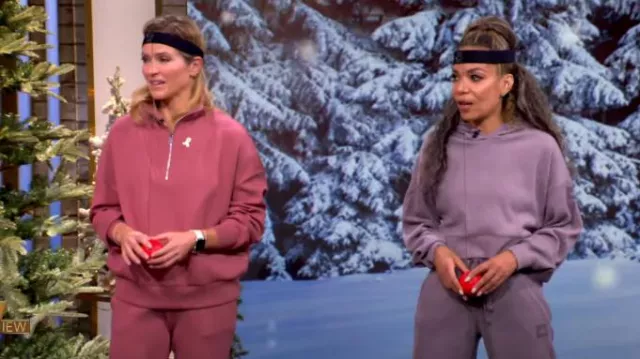 Alo Muse Hoodie worn by Sunny Hostin as seen in The View on December 4, 2024