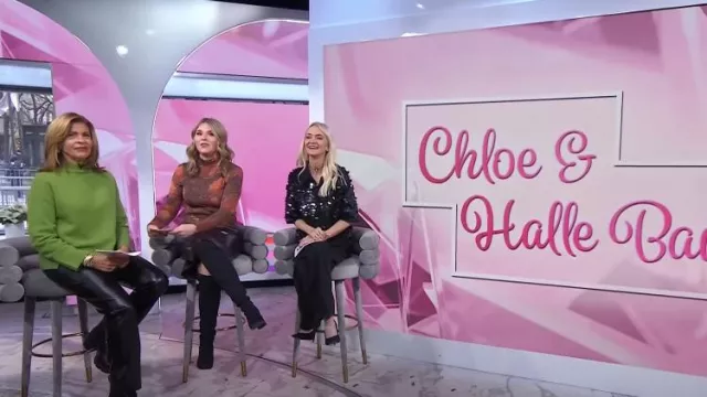 Chemise Eleven Six Phoebe Sequin portée par Zanna Roberts Rassi comme on le voit dans Today le 4 décembre 2024