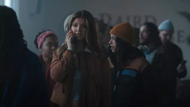 Blank NYC Caramel Sauce Jacket worn by Bree (Catherine Missal) as seen in Tell Me Lies (S02E06)