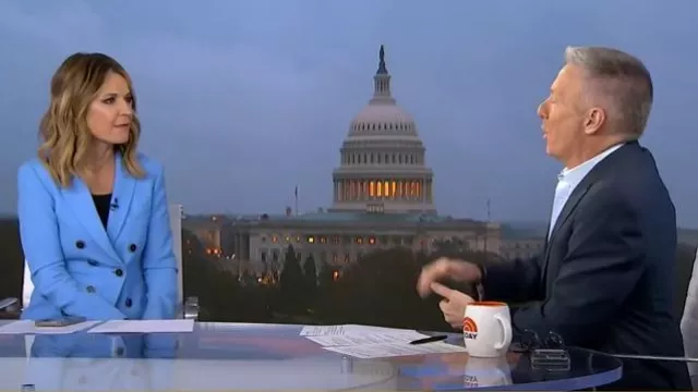 Veronica Beard Colson Blazer worn by Savannah Guthrie as seen in Today on December 11, 2024