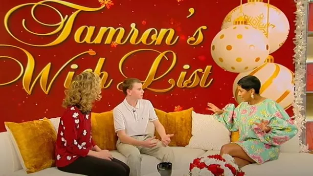 Arianne Elmy Green Good Luck Dress worn by Tamron Hall as seen in Tamron Hall Show on December 11, 2024