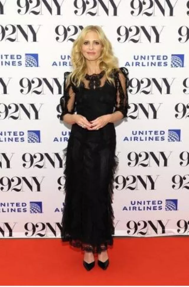 Deliberti Alevi Decollete Camilla worn by Sarah Michelle Gellar at Dexter: Original Sin Cast in Conversation at 92Ny on December 12, 2024