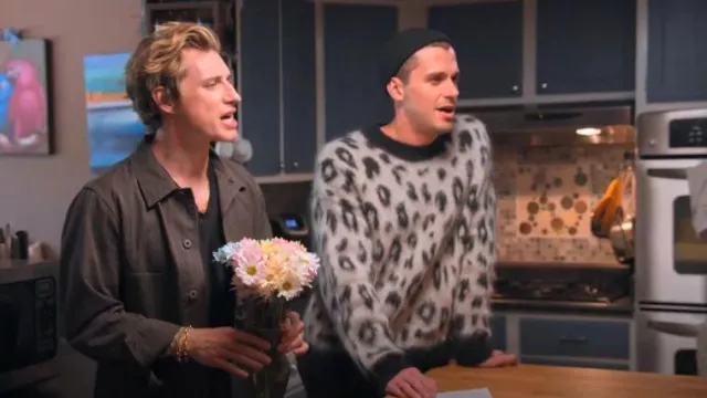 Isabel Marant Tevy Sweater worn by Antoni Porowski as seen in Queer Eye (S09E01)