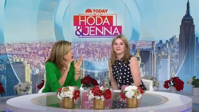 Et Ochs Celeste Gown worn by Jenna Bush Hager as seen in Today with Hoda & Jenna on December 16, 2024