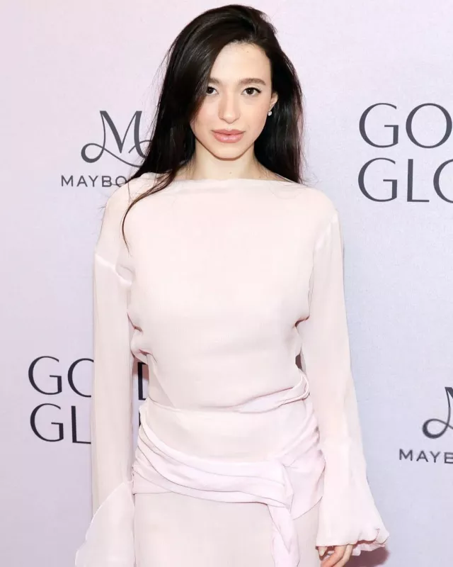 Jw Anderson Sheer Long Sleeve Top worn by Mikey Madison at Golden Globes First-Time Nominee Luncheon on December 17, 2024