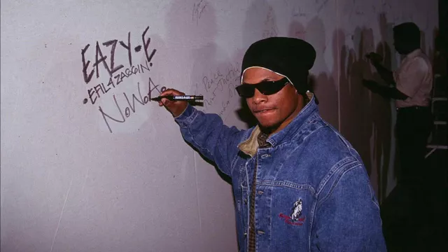 US Polo Denim Jacket worn by Eazy-E in a picture