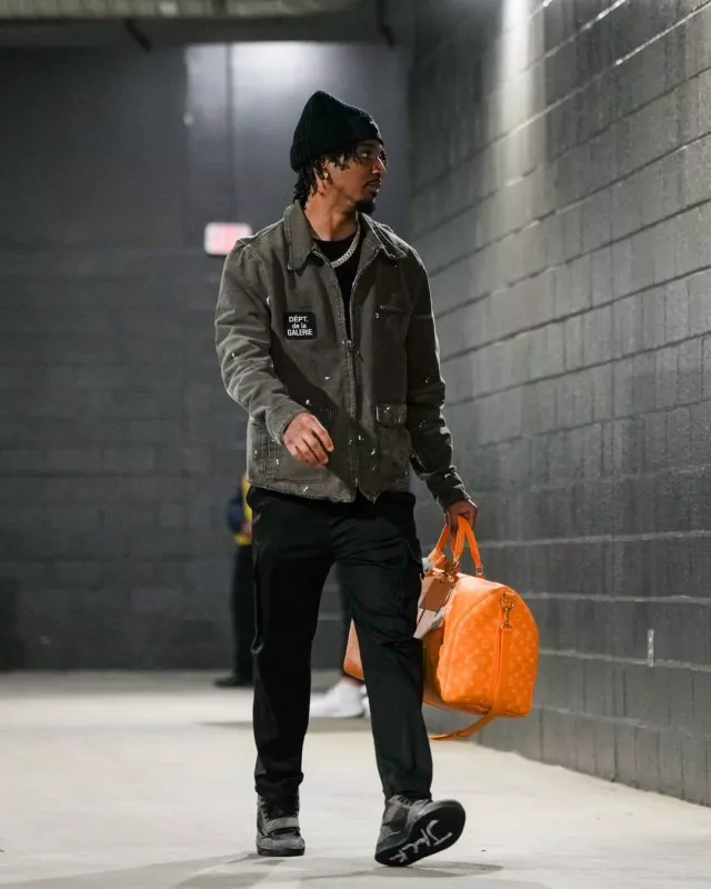 Jordan Jumpman Jack TR Dark Mocha worn by Jayden Daniels on the Instagram account @commanders