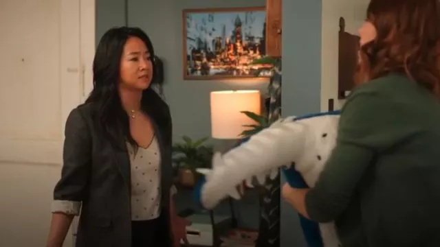 Doen Effie Camisole worn by Ruby (Stephanie Hsu) as seen in Laid (S01E02)