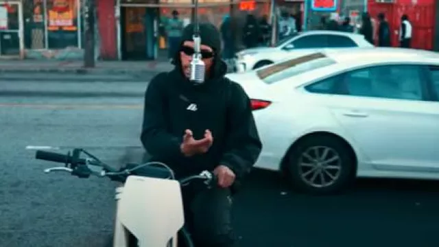 Balenciaga Black Narrow 'Mono' Sunglasses (BB0041S) worn by Lil Baby in Lil Baby - Streets Colder | From The Block [WEST END] Performance ????