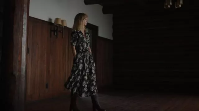 Aura the Label Etoile Vestido usado por Beth Dutton (Kelly Reilly) visto en Yellowstone (T05E14)