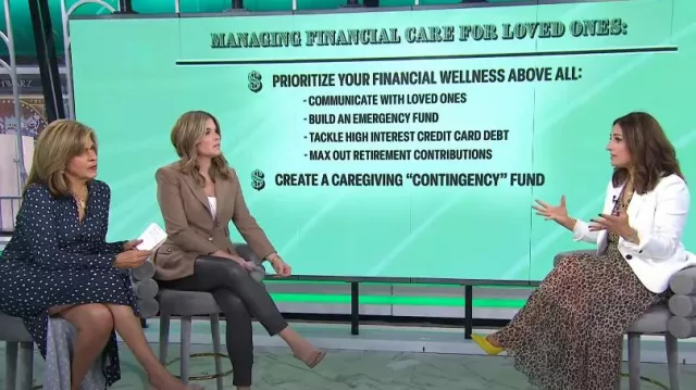 Joie Tobey Dress worn by Farnoosh Torabi as seen in Today with Hoda & Jenna on  January 2, 2025