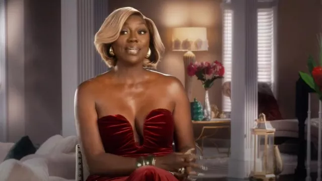 Astr the Label Arista Dress worn by Wendy Osefo as seen in The Real Housewives of Potomac (S09E13)