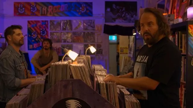Barkaa Tee worn by Dom Chalmers (Angus Sampson) as seen in Bump (S05E04)