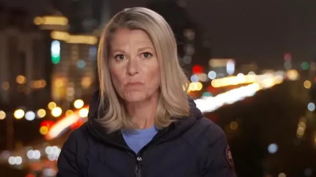 Canada Goose Black Label Hybridge CW Bomber worn by Janis Mackey Frayer as seen in Today on January 7, 2025