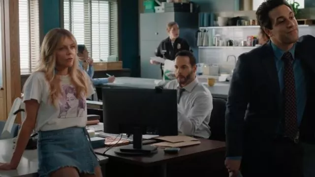 Re/Done Classic Tee In Your Dreams worn by Morgan Gillory (Kaitlin Olson) as seen in High Potential (S01E08)