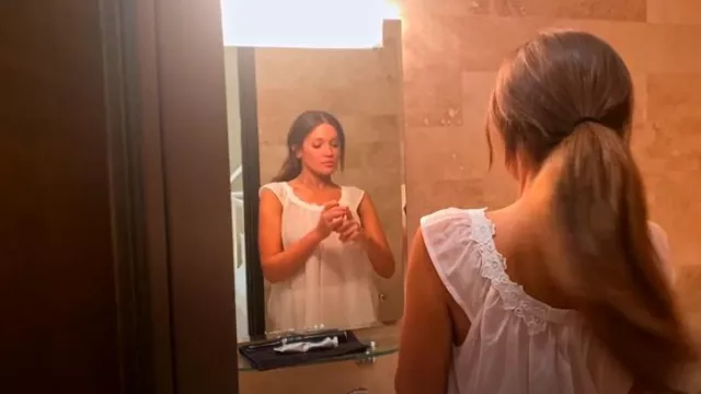 Célestine Kiana Ensemble de pyjama shorty en dentelle porté par Brynn Whitfield comme on le voit dans The Real Housewives of New York City (S15E13)