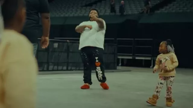 Ralph Lauren White Crewneck Undershirt worn by Rod Wave in Rod Wave - Westside Connection (Official Video)